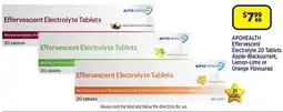 Star Discount Chemist APOHEALTH Effervescent Electrolyte Tablets offer