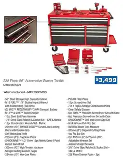 Burson Auto Parts 238 Piece 56" Automotive Starter Toolkit offer
