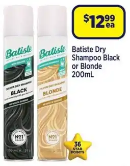 Star Discount Chemist Batiste Dry Shampoo Black or Blonde offer