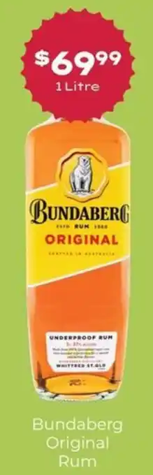 Bundaberg Original Rum