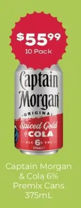 Captain Morgan Spiced Gold & Cola