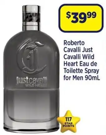Roberto Cavalli Just Cavalli Wild Heart Eau de Toilette Spray for Men