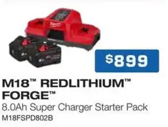 M18 REDLITHIUM FORGE 8.0Ah Super Charger Starter Pack
