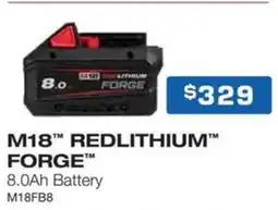 Burson Auto Parts M18 REDLITHIUM FORGE 8.0Ah Battery offer