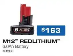 Burson Auto Parts M12 REDLITHIUM 6.0Ah Battery offer