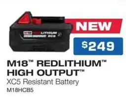 Burson Auto Parts M18 REDLITHIUM HIGH OUTPUT XC5 Resistant Battery offer