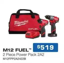 Burson Auto Parts Milwaukee M12 FUEL 2 Piece Power Pack 2A2 offer