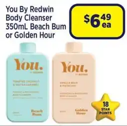 Star Discount Chemist You By Redwin Body Cleanser offer