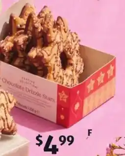 ALDI Festive Selection Chocolate Drizzle Stars offer