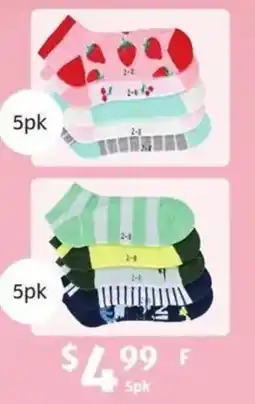 ALDI Children's Socks offer
