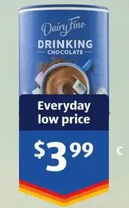 ALDI Dairy Fine Drinking Chocolate offer