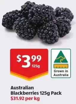 ALDI Australian Blackberries offer