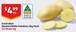 ALDI Australian Washed White Potatoes offer