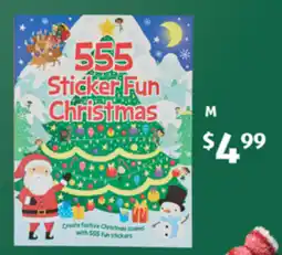ALDI 555 Sticker Fun Christmas offer