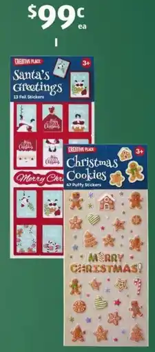 ALDI Creative Play Santa's Greetings offer