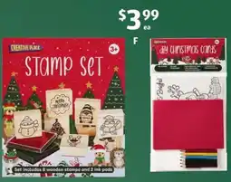 ALDI Creative Place Stamp Set oder DIY Christmas Cards offer