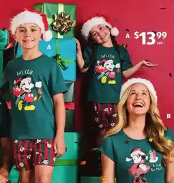 ALDI Infant or Children's Disney PJ Set offer