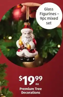 ALDI Premium Tree Decorations offer