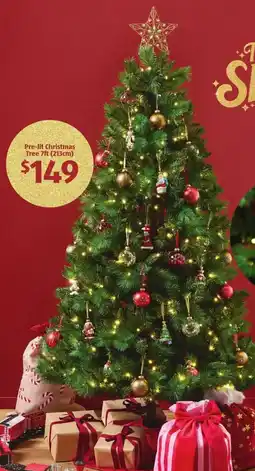 ALDI Pre-lit Christmas Tree offer