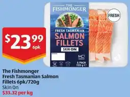 ALDI The Fishmonger Fresh Tasmanian Salmon Fillets offer