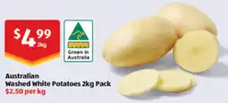 ALDI Australian Washed White Potatoes offer