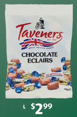 ALDI Taveners Chocolate Eclairs offer