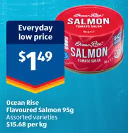 ALDI Ocean Rise Flavoured Salmon offer