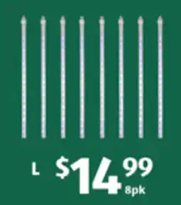 ALDI Solar Rainfall Tube Lights offer