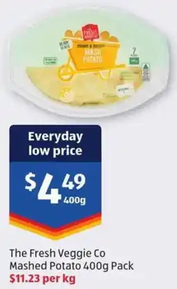 ALDI The Fresh Veggie Co Mashed Potato offer