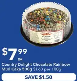 Ritchies Country Delight Chocolate Rainbow Mud Cake offer