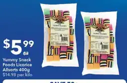 Ritchies Yummy Snack Foods Licorice Allsorts offer