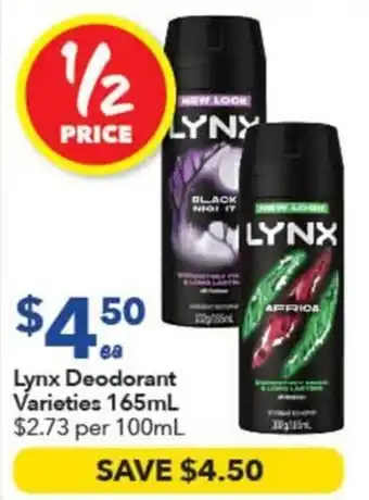 Lynx Deodorant Varieties