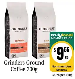 Farmer Jack's Grinders Ground Coffee offer