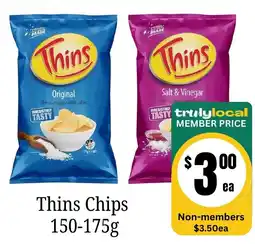Farmer Jack's Thins Chips offer