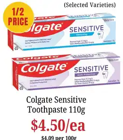Farmer Jack's Colgate Sensitive Toothpaste offer