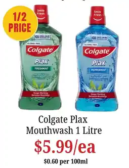 Farmer Jack's Colgate Plax Mouthwash offer