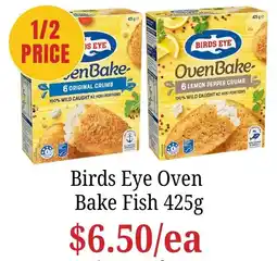 Farmer Jack's Birds Eye Oven Bake Fish offer