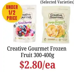 Farmer Jack's Creative Gourmet Frozen Fruit offer