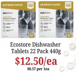Farmer Jack's Ecostore Dishwasher Tablets offer