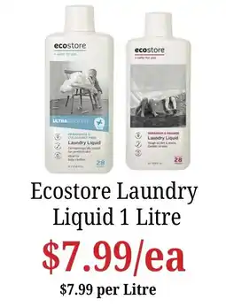 Farmer Jack's Ecostore Laundry Liquid offer