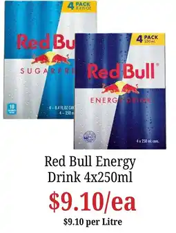 Farmer Jack's Red Bull Energy Drink offer
