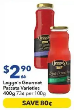 Ritchies Leggo's Gourmet Passata Varieties offer