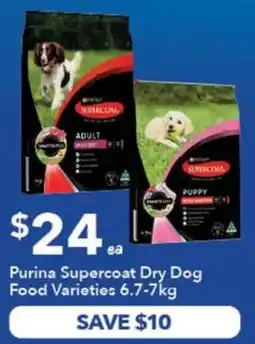 Ritchies Purina Supercoat Dry Dog Food Varieties offer