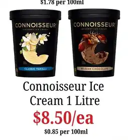 Farmer Jack's Connoisseur Ice Cream offer