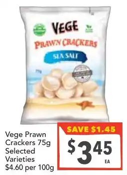 Supa Valu Vege Prawn Crackers offer