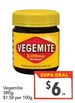 Supa Valu Vegemite offer
