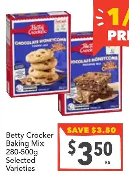 Supa Valu Betty Crocker Baking Mix Selected Varieties offer