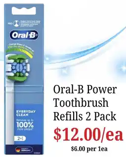 Farmer Jack's Oral-B Power Toothbrush Refills offer