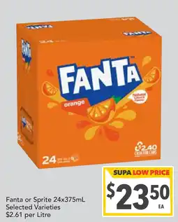 Supa Valu Fanta orange offer