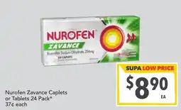 Supa Valu Nurofen Zavance Caplets offer